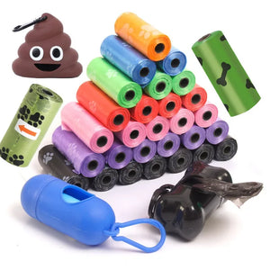 Cute Dog Poop Bags Disposable Pet Waste Bags Dog Waste Bags Design Pet Poop Clean Pick Up Bone Bag Dispenser Tools