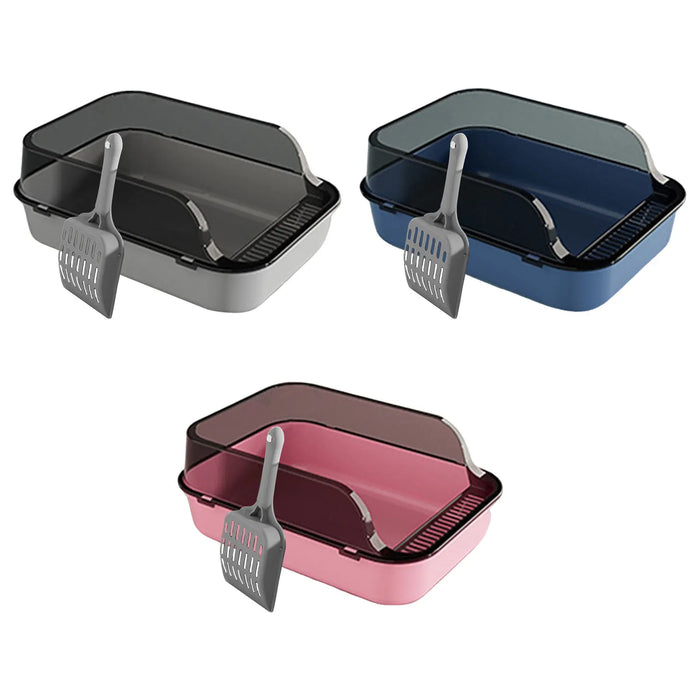 Cat Litter Box Pet Supplies Cat Sand Box Anti Splashing Cat Litter Container Large Kitten Toilet for Indoor Cats Small Animals