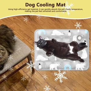 Dog Cooling Mat Summer Pet Self Cooling Pad Cat Bed Mat For Small Medium Large Dogs Indoor Dog Crate Mat