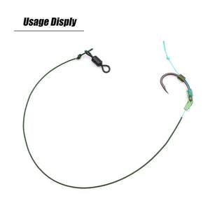 10m Carp Fishing Line Method Feeder Coared Braid Hooklink Fishing Hair Rig Sinking Wire For Carp Coarse Fish Accessories Tackle