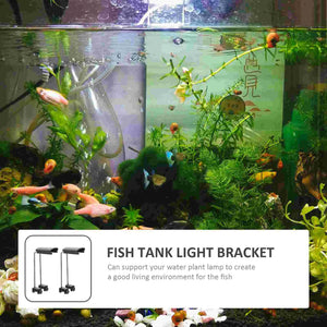 Light Aquarium Lamptank Holder Bracket Stand Led Aquatic Reptile Accessories Bulbs Lightingheat Domes Pet Night Support Diy