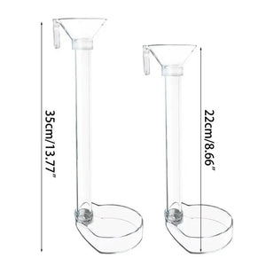 1 Set Aquarium Acrylic Feeding Tube Bowl Aquarium Shrimp FishTank Acrylic Feeding Tools Anti-drift Feeding Feeder