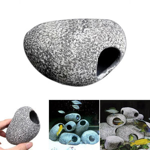 Hiding Breeding Spawning Hideout Decor Decorative Pottery Ware Decorative Rocks for Aquarium Fish Tank Hideout Aquarium Pebbles