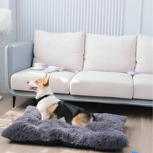 Large Dog Bed Washable Plush Pet Bed Anti Anxiety Warm Dog Cushion Sleeping Mat Comfoetable Pet Mats for Small Medium Large Dogs