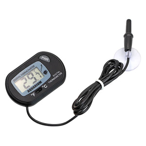 1pc Digital Lcd Digital Aquarium Thermometer Temperature Water Meter Aquarium Temp Detector Fish Alarm Pet Supplies Tool Aquatic