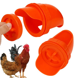 1pcs Chicken Feeder Poultry Feeder Diy Port Gravity Feed Kit Rain Proof No Waste Ducks Feeders for Buckets Barrels Bins Troughs