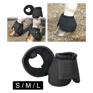 Long Lasting Horse Bell Boots Tear Resistant Equestrian Equipment Pair