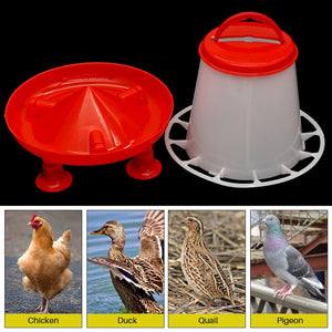 3L Poultry Automatic Chicken Water Bucket 1.5kg Feeder Barrel Water Bucket Quail Drinking Farm Chicken Coop Water Supply