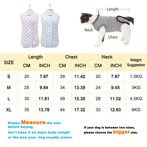 Cat Anti-licking Sterilization Clothes Pet Dog Surgical Clothing Kitten Recovery Suit Weaning Puppy Anti-scratch Body Strap Vest