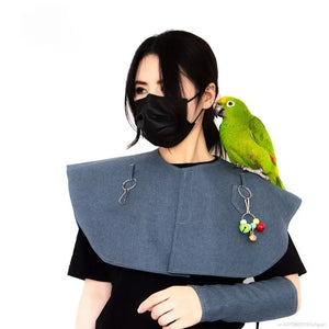 Parrot Anti-Scratch Shoulder Protector Arm for Protection Multi-Functional Shoulder Pad Diaper Shawl for Small Medium Bird