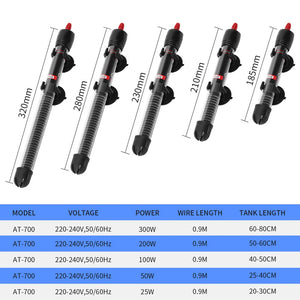 2024 Aquarium Heater Fish Tank Heating Rod Submersible Thermostat External Temp Controller Automatic Device Accessories Supplies