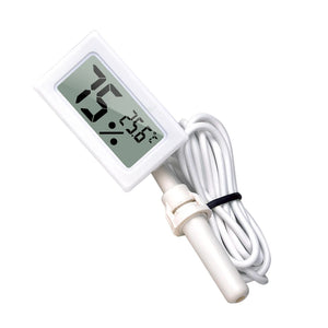 FY-12 Mini LCD Digital Thermometer Hygrometer Gauge Tester Probe Incubator Aquarium Temperature Humidity Meter Sensor Detector