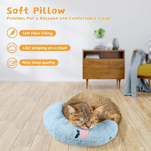 Pet Little Pillow Fashion Neck Protector Deep Sleep Puppy Kitten U-Shaped Pillow Dog Cat Headrest Sleeping Pillow Pet Supplies