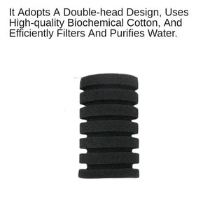 Aquatic Fairy Biochemical Cotton Filter Double Head Mini Fish Tank Wall-mounted Sponge Filter Aquarium Aquatic Pet Accessories