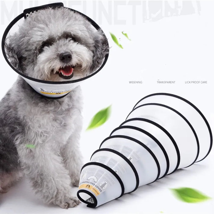 Pet Protective Collar Dog Neck Cone Recovery Cone Collar for Anti-Bite Lick Surgery Wound Healing Cat Dogs Health Medical Circle