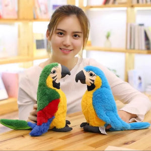 Parrot Plush Toys Soft Simulation Psittacidae Macaw Stuffed Toy Cute Wild Animals Birds Dolls Bird toys