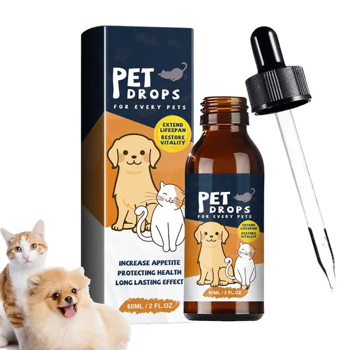 Dog Supplements 60ml Dog Cat Joint Supplement Pet Supplies Health Care Drops For Cats Dogs Enhance Pet Wellness