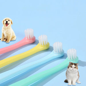 Dog Toothbrush Dog Teeth Cleaning Small Head Brush for Dogs Teeth Mouth Cleaning Tools Pet Grooming Cat Toothbrush Pet Products