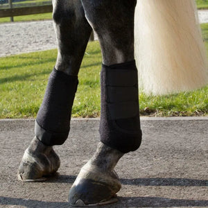 Horse Support Wraps 4x Horse Leg Guard Protection Equestrian Legs Gears Front Neoprene Hind Protector Accessories for Legs Boots