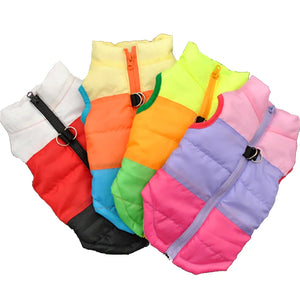 New Pet Clothes Puppy Outfit Vest Warm Dog Clothes For Small Dogs Winter Windproof Pets Dog Jacket Coat Padded Chihuahua Apparel