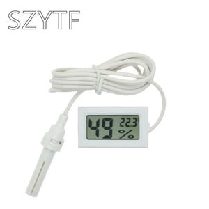 Mini Convenient Digital LCD Thermometer Sensor Hygrometer Gauge Refrigerator Aquarium Monitoring Display Humidity Detector