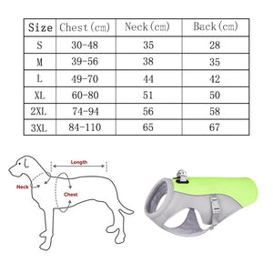 Ice Cooling Dog Vest Summer Mesh Clothes for Small Medium Large Dogs Outdoor Pet Cool Down Jackets Breathable Big Dog Harness