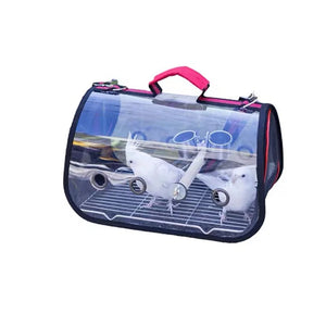 Transport Bird Carrier Cage Parrot Backpack Bag for Birds Outdoor Travel Small Animals Rats Guinea Pig Parakeet Pet Accessories