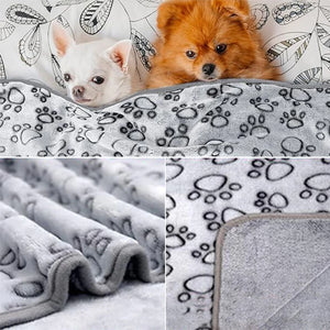 Pet Blanket Soft Fluffy Cute Cartoon Pattern Mat Pet Bed Dog Blanket Warm And Comfortable Blanket Suitable For Cats And Dogs