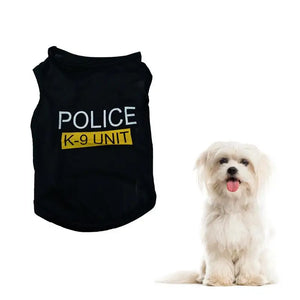 Pet Vest Pet Dog Clothes Tee Shirts Security Dog Costumes K9 UNIT Apparel Shirts Breathable T Shirt  For cat Dog Puppy Boy Girl