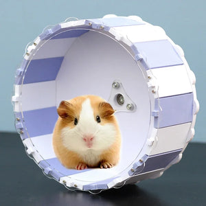 Pet Toy Sports Round Wheel Hamster Exercise Running Wheel Small Animal Pet Cage Accessories Silent Hamster Training Supplies