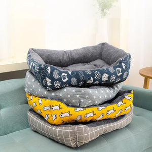 Comfortable Pet Nest Cat Beds Thicken Pet Mats Dog Bed for Small Medium Large Pet Dogs Sofa Bed Keep Warm Kennel Sleeping Beds