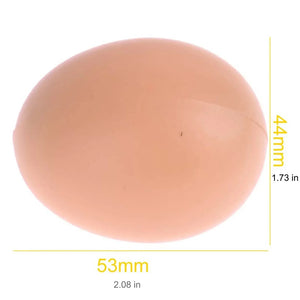 5/10PCS Hatching Egg Easter Hen Poultry Hatch Breeding Simulation Fake Plastic Artificial Eggs DIY Painting Egg Educational Toys