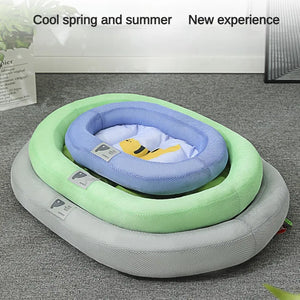 Summer cat Cooling Mat Breathable Pet cat Bed Blanket Ice Silk Pad Sofa Kennel for Small Medium Dogs Cats Dog Car Seat Cushion