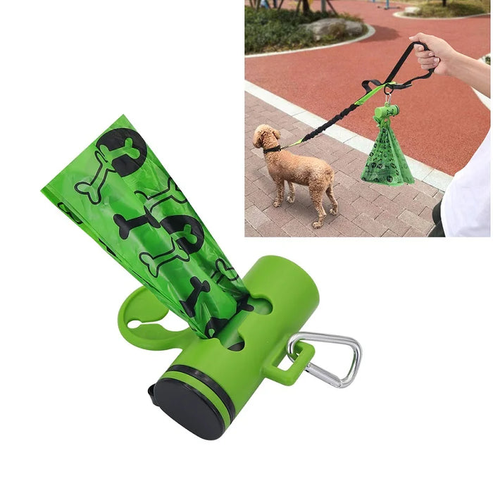 Pet Dog Poop Bags 1 Roll 15 Bags Puppy Cat Dog Waste Bags Dispenser Collector Garbage Bag Outdoor Clean Bag Pets Supplies