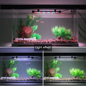 90-260V Aquarium Light LED Waterproof Fish Tank Clip Light Underwater Decor Lighting Submersible Lamp Plant Grow Lamp 18-58 CM