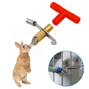 5/10/15/20Pcs Rabbits Drinker Nipple Automatic Feeding Water Nipples Pet Feeder Waterer For Rabbit Bunny Farm Rodents Animals