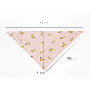 Dog Scarf Collar Rainbow Summer Cooling Kawaii Pink Bandana Cotton Headband Bow Tie for Small Large Cat Puppy Gromming Baby Bibs