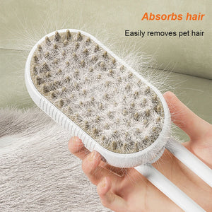 Cat Steam Brush Steamy Dog Brush 3 in 1 Electric Spray Cat Hair Brushes for Pet Grooming Massage Comb Cat Dog Hair Removal Combs