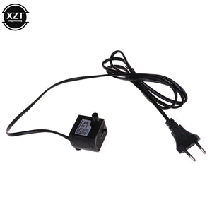 1.1M AC 220V 3W Water Pump Fish Tank Filter Submersible Pump Ultra-quiet Aquarium Fountain Air Fish Pond Tank EU Plug