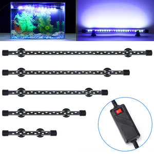 Waterproof Aquarium Lights Submersible Lights Fish Tank Light Underwater RGB Blue/White LED Landscaping Decorative Lamp EU Plug