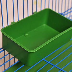 1pc Bird Water Bath Tub Pet Bird Bowl Parrots Parakeet Birdbath Cage Hanging Small Parrot Cage Pet Bird Food Tray Accessories