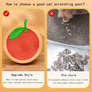 Cat Scratcher 2 In 1 Cat Anti Scratch Bed Cute Shape Cat Scratching Bed Round Cat Scratch Protection Paw Toy Gatos Accesorios