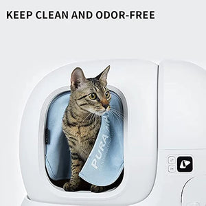 PETKIT Cat Litter Box Automatic Toilet Magnetic Suction Dust Proof Door Curtain To Reduce Sand for PURA MAX Sandbox Accessories