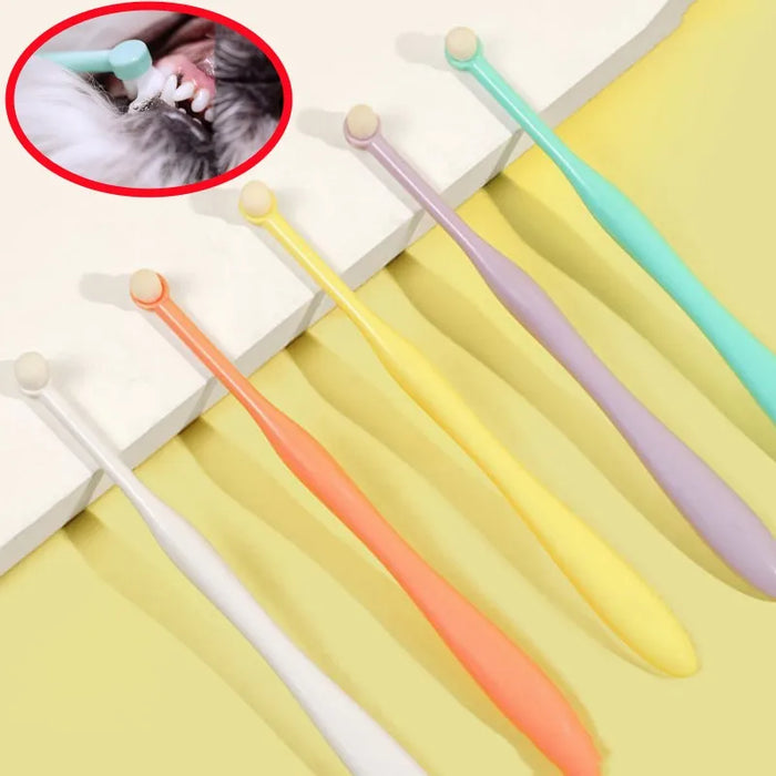 Pet Toothbrush Dog Toothbrush Mini Head Brush for Dog Teeth Cleaning Comfortable Hair Dogs Teeth Brush Oral Care Pet Products