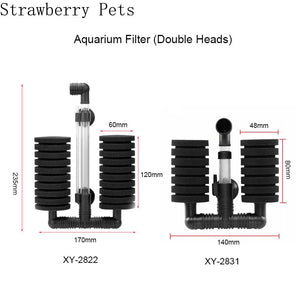 Aquarium Filter for Aquarium Fish Tank Air Pump Skimmer Biochemical Sponge Filter Aquarium Bio Filter Filtro Aquario Practical