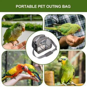 Bird Carrier Travel Cage Parrot Carrier Travel Bag Small Pet Carrier Bag Portable Bird Cage Breathable Travel Cage With Standing