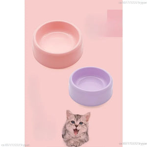 Pet Food Bowl Tilt High Bottom Cat Bowl Neck Protector Dog Feeding Water Feeder Feeding Watering Supplies Cats Products