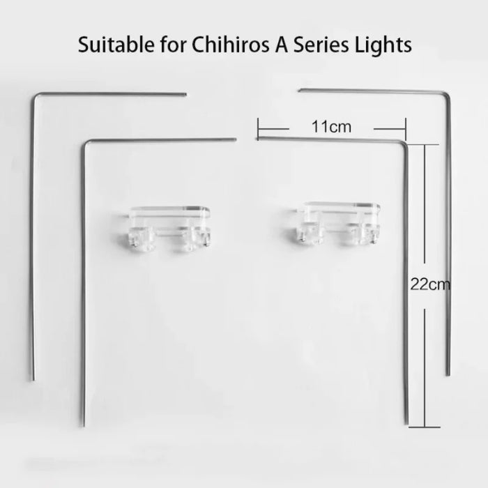 Chihiros Stainless Steel Fixer Bracket Silver Stand for Chihiros A Series Aquarium LED Light Lighting Supply