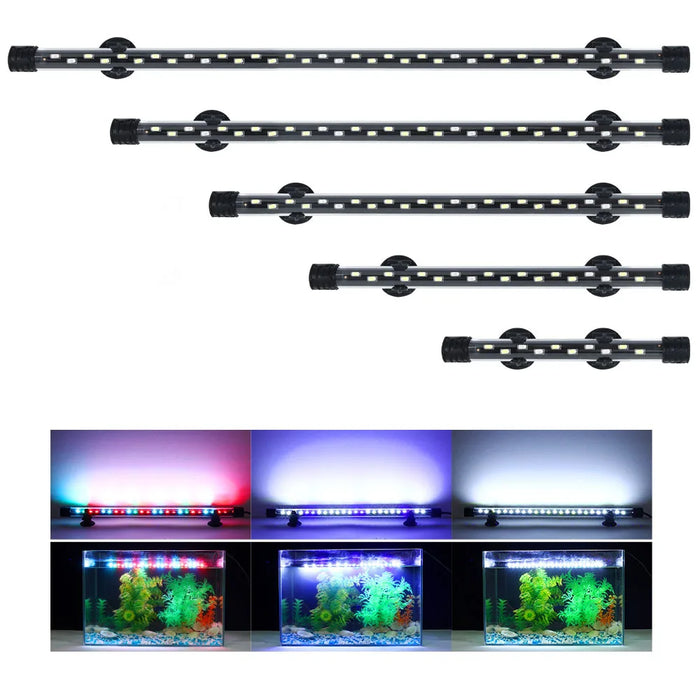 Aquarium Light LED Plant Grow Lamp Waterproof Fish Tank Light 18-58CM Underwater Aquariums Decor Lighting 90-260V 5730chip