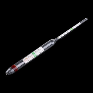 Aquarium Glass Floating Hydrometer with Thermometer 1.000-1.060 for Salt Water Marine Fish for Tank 7.87in Length F0T4